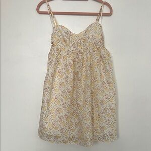 Free the Roses Floral Mini Babydoll Dress